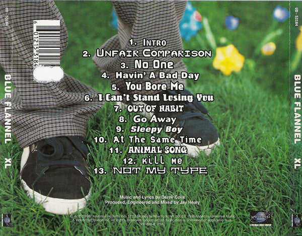 Blue Flannel : XL (CD, Album)