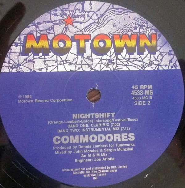 Commodores : Nightshift (12", Single)