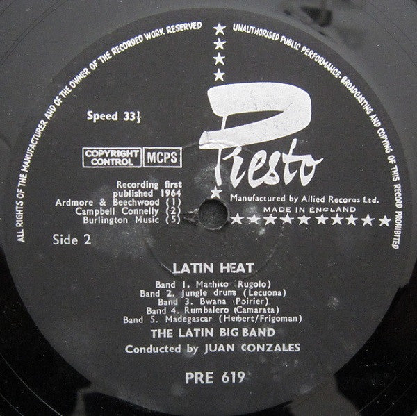 Latin Big Band : Latin Heat (LP)