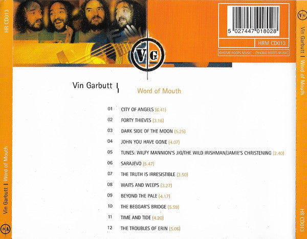 Vin Garbutt : Word Of Mouth (CD)