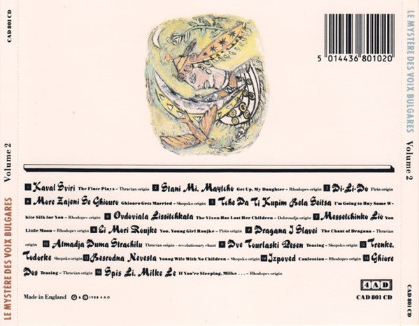 Various : Le Mystère Des Voix Bulgares: Volume 2 (CD, Album)