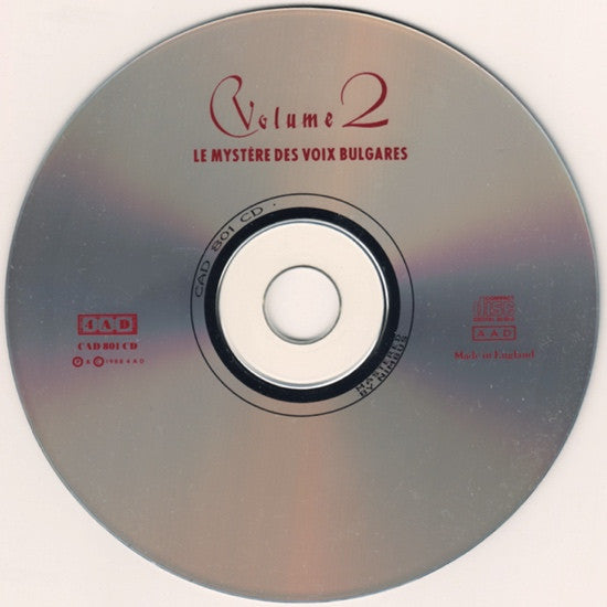 Various : Le Mystère Des Voix Bulgares: Volume 2 (CD, Album)