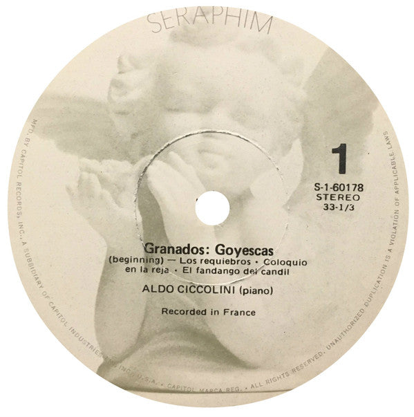 Aldo Ciccolini, Enrique Granados : Goyescas (LP)