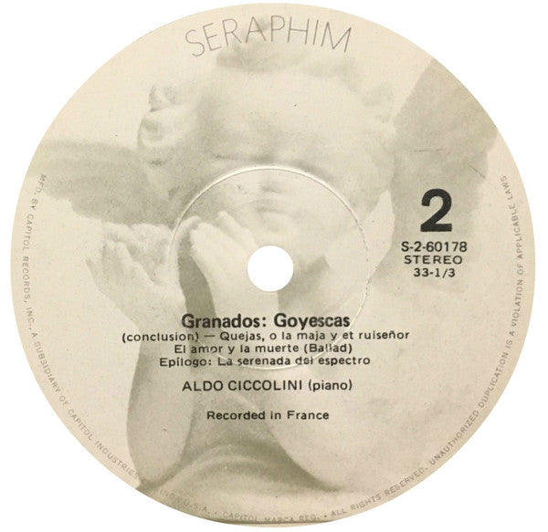 Aldo Ciccolini, Enrique Granados : Goyescas (LP)