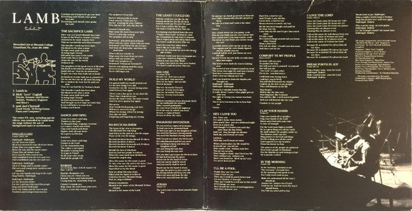 Lamb (3) : Lamb Live (2xLP)