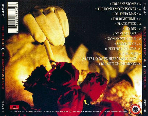 The Cruel Sea : The Honeymoon Is Over (CD, Album)