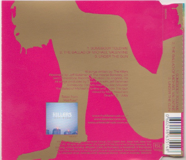 The Killers : Somebody Told Me (CD, Single)