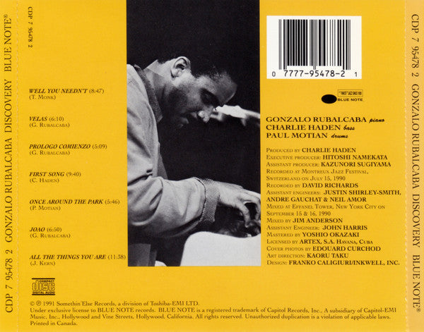 Gonzalo Rubalcaba : Discovery (CD, Album)