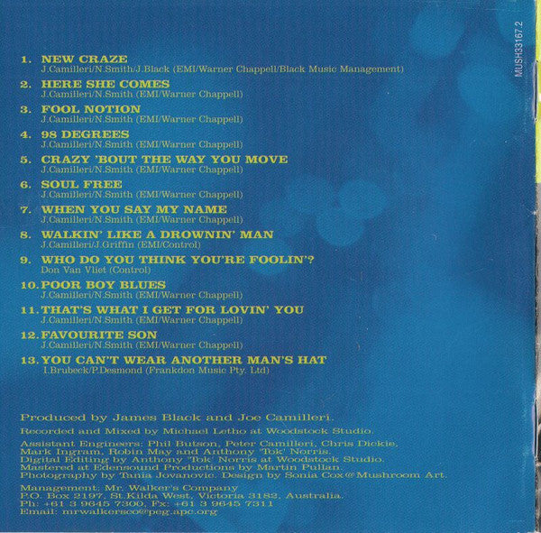 The Black Sorrows : Beat Club (CD, Album)