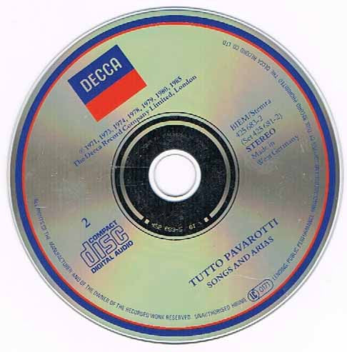 Luciano Pavarotti : Tutto Pavarotti (2xCD, Comp)