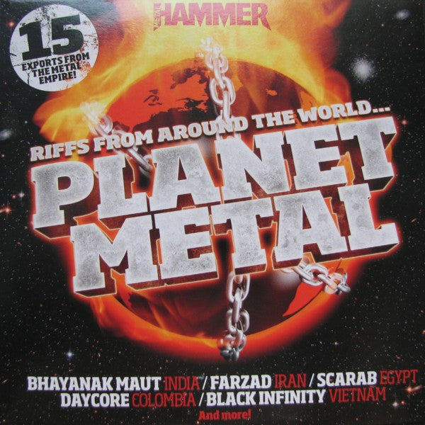 Various : Riffs From Around The World… Planet Metal (CD, Comp)