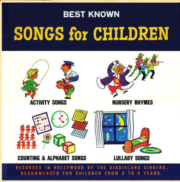 The Kiddieland Singers : Best Known Songs For Children (LP, Album)
