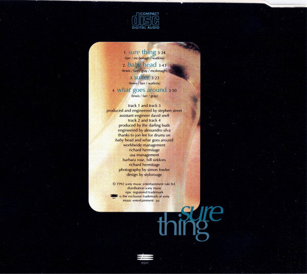 The Darling Buds : Sure Thing (CD, Single)