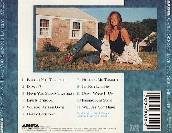 Carly Simon : Have You Seen Me Lately? (CD, Album)