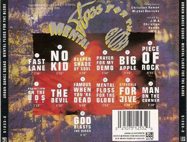 Urban Dance Squad : Mental Floss For The Globe (CD, Album, RE, RM + CD)
