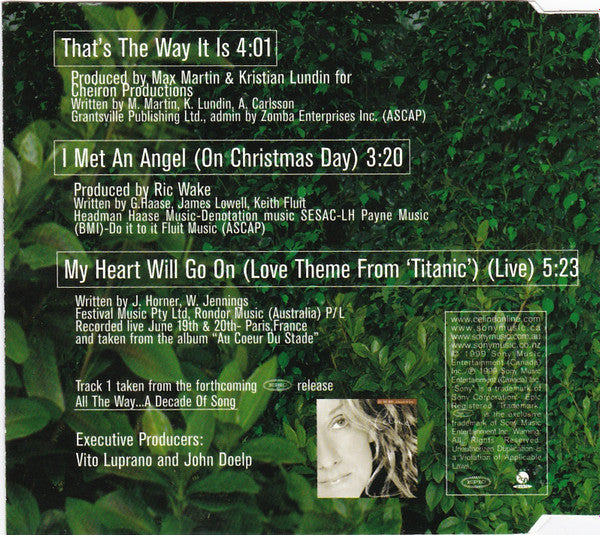 Celine Dion* : That's The Way It Is (CD, Single)