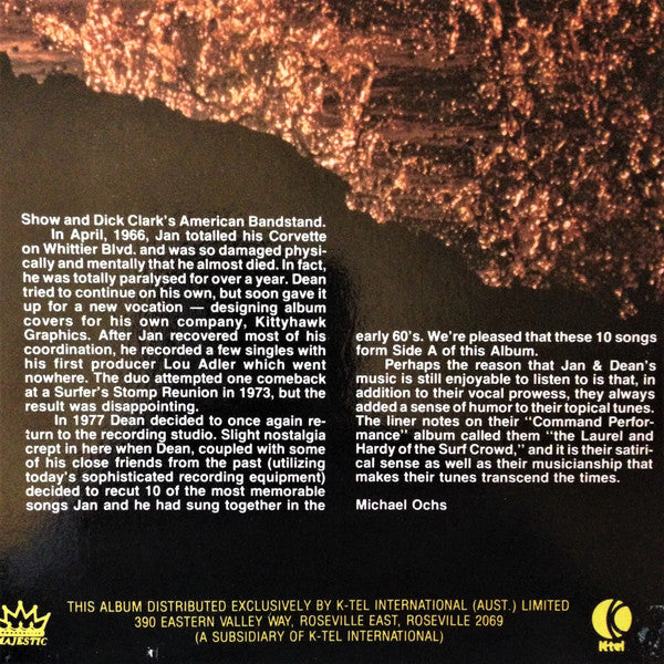 Jan & Dean : The Jan & Dean Story (LP, Album, Comp, Ltd)