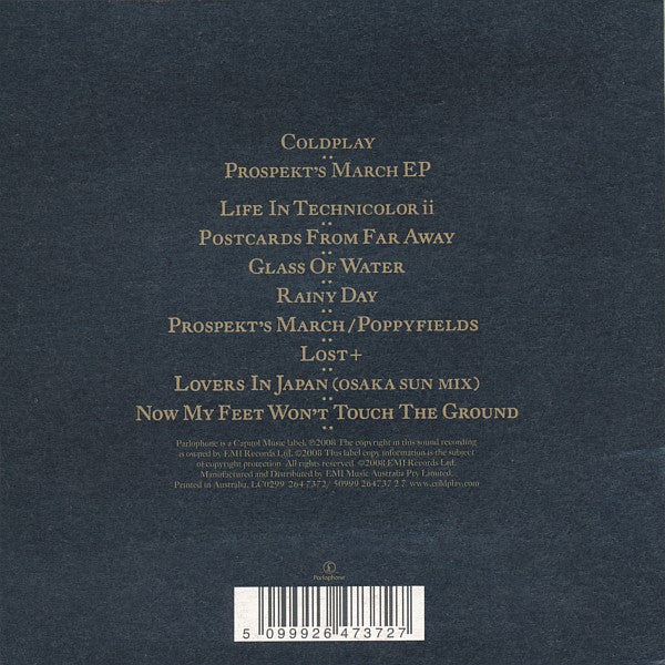Coldplay : Prospekt's March EP (CD, EP, Car)