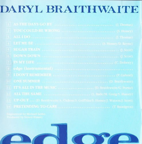 Daryl Braithwaite : Edge (CD, Album)