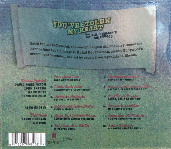 Kronos Quartet And Asha Bhosle : You've Stolen My Heart: Songs From R.D. Burman's Bollywood (CD, Album)