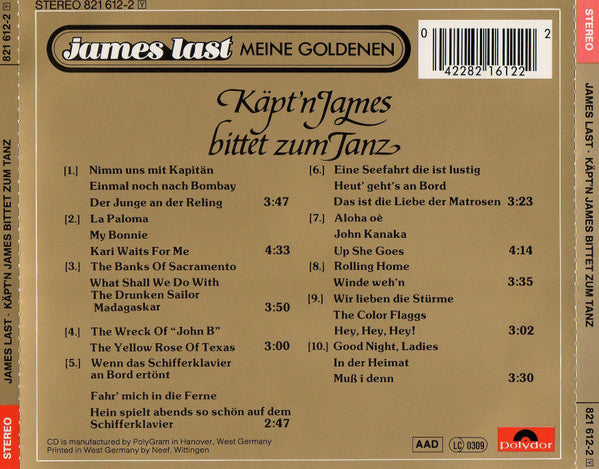 James Last : Käpt'n James Bittet Zum Tanz (CD, Album, RE, RP)