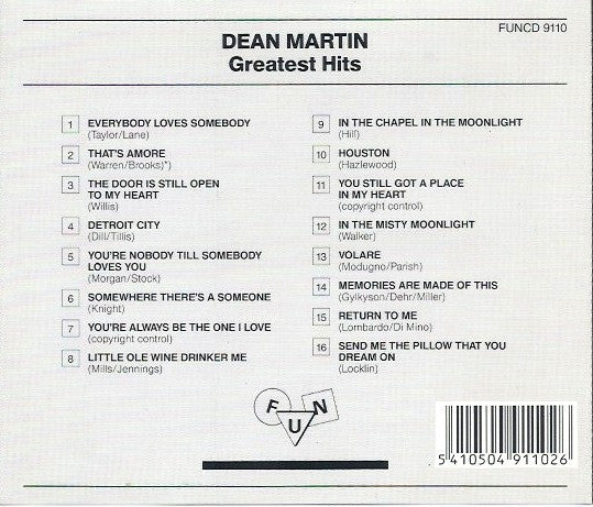 Dean Martin : Greatest Hits (CD, Comp)