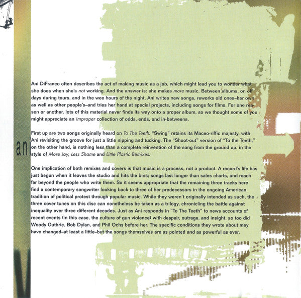 Ani DiFranco : Swing Set (CD, EP)