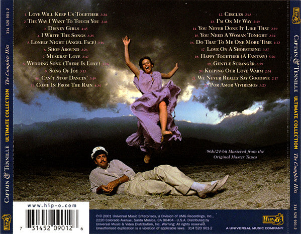 Captain & Tennille* : Ultimate Collection (The Complete Hits) (CD, Comp)
