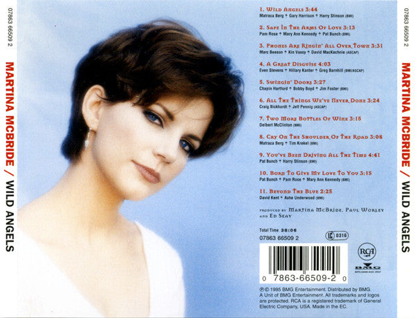 Martina McBride : Wild Angels (CD, Album)