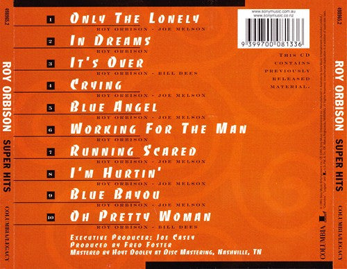 Roy Orbison : Super Hits (CD, Comp, RE)