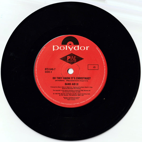 Band Aid II : Do They Know It's Christmas? (7")