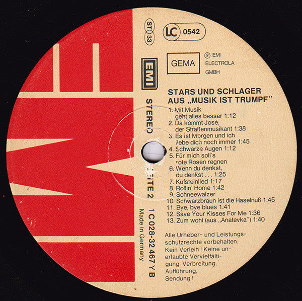 Various : Stars & Schlager (LP, Comp, Mixed)