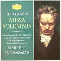 Beethoven* - Gundula Janowitz · Christa Ludwig · Fritz Wunderlich · Walter Berry, Wiener Singverein, Berliner Philharmoniker, Herbert von Karajan : Missa Solemnis (2xLP, RE + Box)