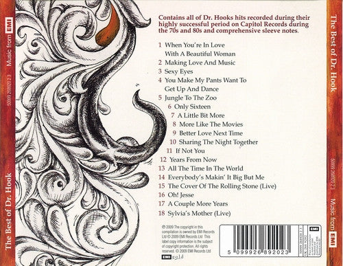 Dr. Hook : The Best Of Dr. Hook (CD, Comp)