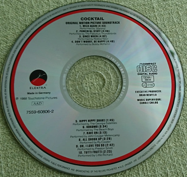 Various : Cocktail - Original Motion Picture Soundtrack (CD, Album)
