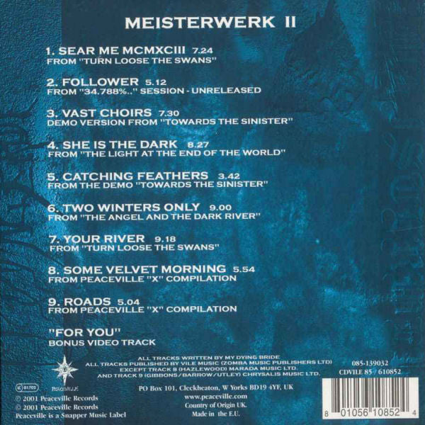 My Dying Bride : Meisterwerk 2 (CD, Comp, Enh, Dig)