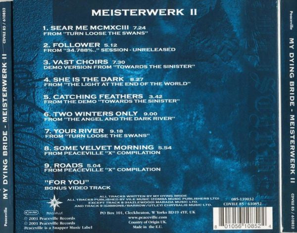 My Dying Bride : Meisterwerk 2 (CD, Comp, Enh, Dig)