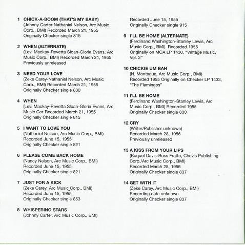 The Flamingos : The Complete Chess Masters (CD, Comp, RM, Dig)