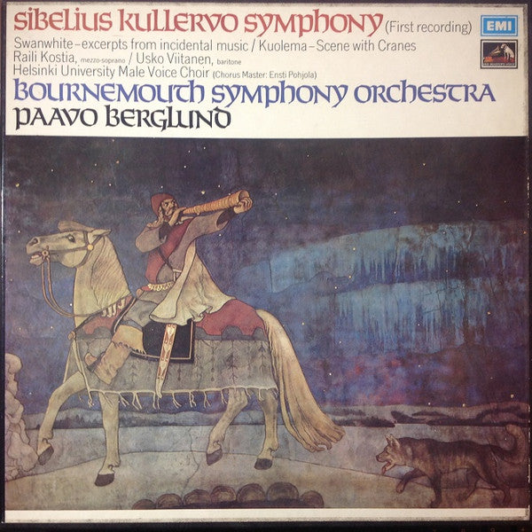 Sibelius* - Bournemouth Symphony Orchestra, Berglund* : Kullervo Symphony (2xLP, 1st + Box)