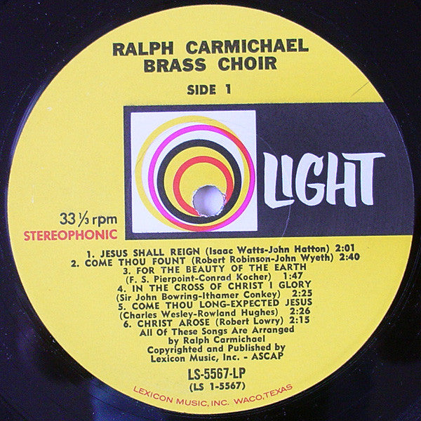Ralph Carmichael Brass Choir* : Brass Choir (LP, Album)