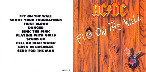 AC/DC : Fly On The Wall (CD, Album, RE)