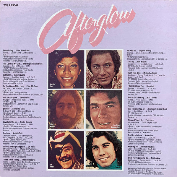 Various : Afterglow (LP, Comp)