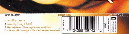 Kasey Chambers : Million Tears (CD, Single)
