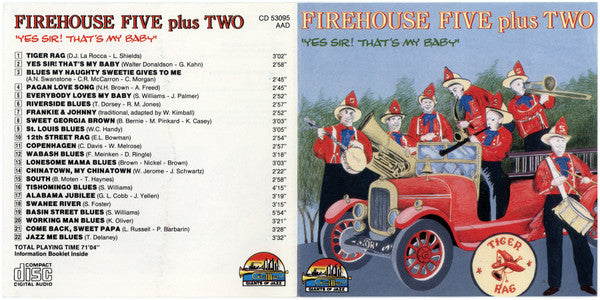 Firehouse Five Plus Two : Yes Sir! That's My Baby (CD, Comp)