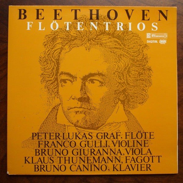 Peter-Lukas Graf, Franco Gulli, Bruno Giuranna, Klaus Thunemann, Bruno Canino : Beethoven Flötentrios (LP)
