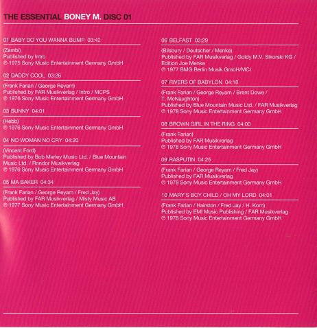 Boney M. : The Essential Boney M. (2xCD, Comp)