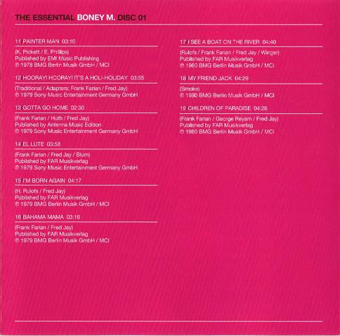 Boney M. : The Essential Boney M. (2xCD, Comp)