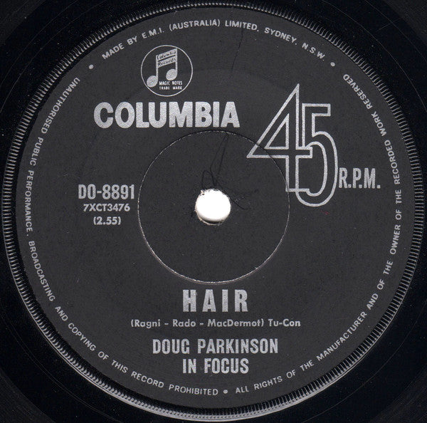 Doug Parkinson In Focus : Without You (7", Bla)