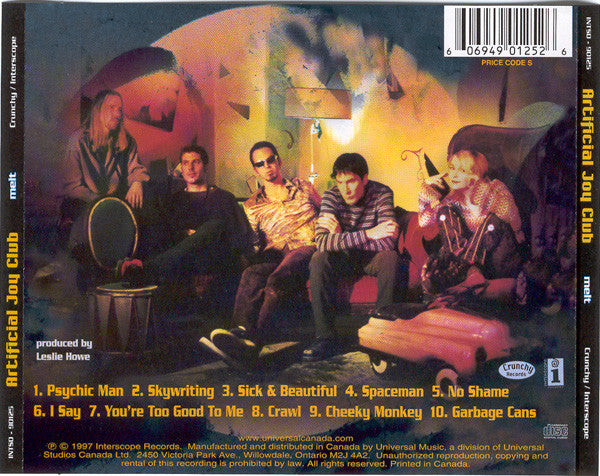 Artificial Joy Club : Melt (CD, Album)