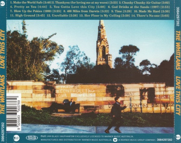 The Whitlams : Love This City (CD, Album)